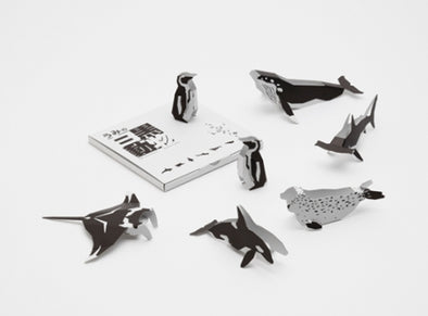 Three-dimensional Sea Animal Cards - Mimoto Japanese Homewares & Design