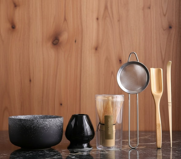 Charcoal Bowl Matcha Set