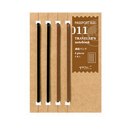 Traveler's Notebook 011 Large Rubber Bands Set of 4 - Mimoto Japanese Homewares & Design