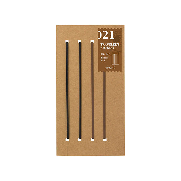Traveler's Notebook 021 Rubber Bands Mimoto Japanese Stationary