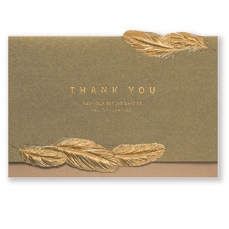 Thank You Embossed Card