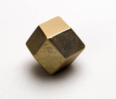 Futagami Brass IHADA Rhombus Paperweight