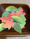 Sticky Notes Maple Leaves Autumn